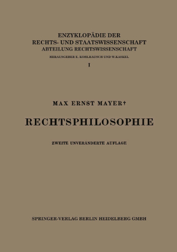 Rechtsphilosophie