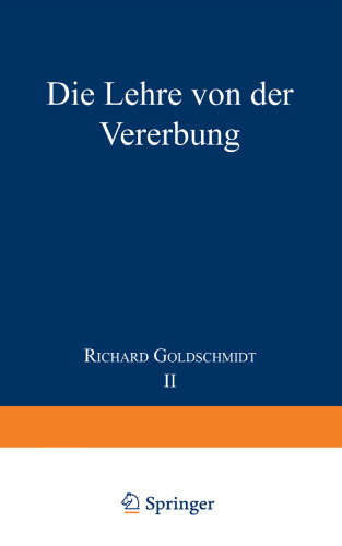 Die Lehre von der Vererbung