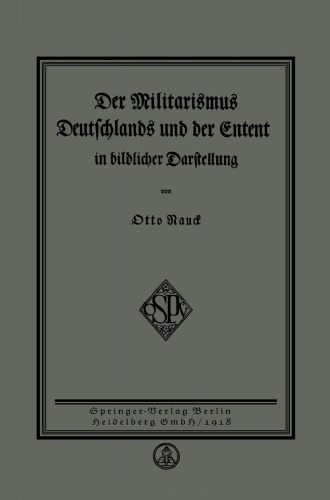 Der Militarismus Deutschlands und der Entente in bildlicher Darstellung