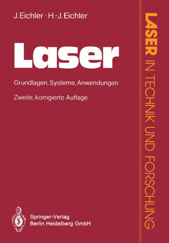 Laser: Grundlagen · Systeme · Anwendungen