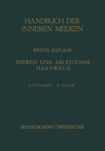 Nieren und Ableitende Harnwege: Zweiter Teil