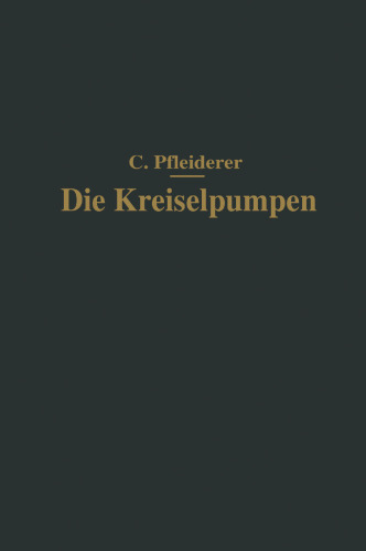 Die Kreiselpumpen