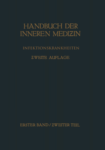 Infektionskrankheiten: Zweiter Teil