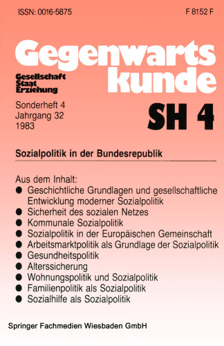 Sozialpolitik in der Bundesrepublik