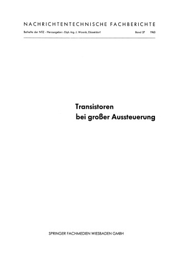 Transistoren bei großer Aussteuerung
