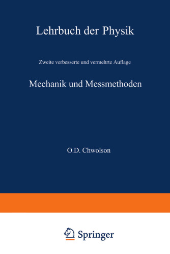 Mechanik und Messmethoden