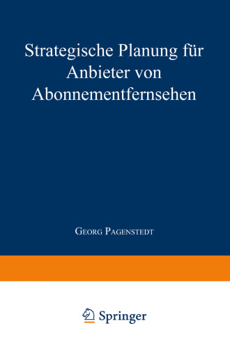 Strategische Planung für Anbieter von Abonnementfernsehen