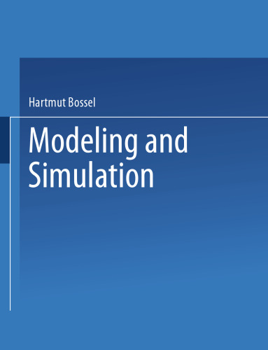 Modeling and Simulation