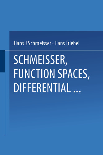 Function Spaces, Differential Operators and Nonlinear Analysis