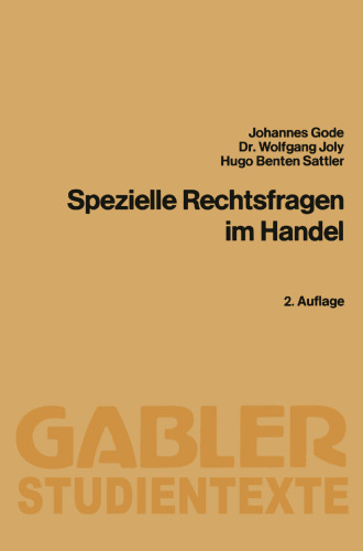 Spezielle Rechtsfragen im Handel