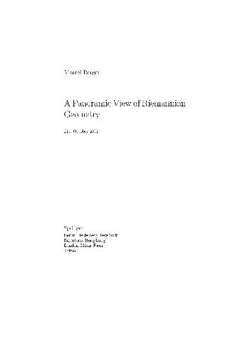 Maths & Stats A Panoramic View of Riemannian Geometry