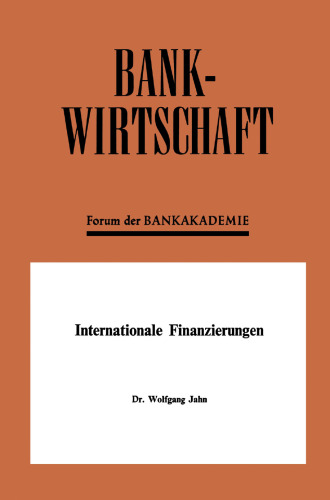 Internationale Finanzierungen