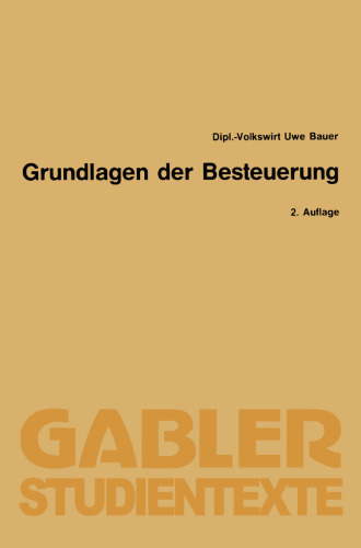 Grundlagen der Besteuerung