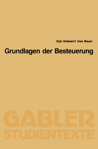 Grundlagen der Besteuerung