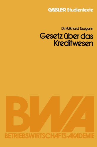 Gesetz über das Kreditwesen