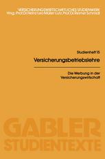 Die Werbung in der Versicherungswirtschaft