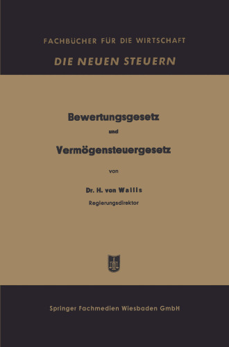 Bewertungsgesetz und Vermögensteuergesetz