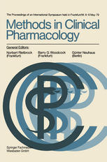 Methods in Clinical Pharmacology: The proceedings of an International Symposium held in Frankfurt/M. 6–8 May 79