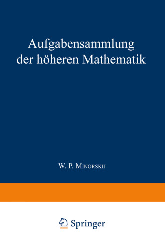 Aufgabensammlung der höheren Mathematik