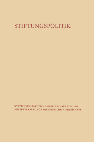 Stiftungspolitik