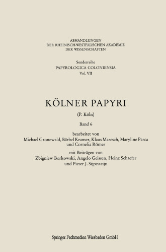 Kölner Papyri