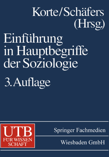 Einführung in Hauptbegriffe der Soziologie