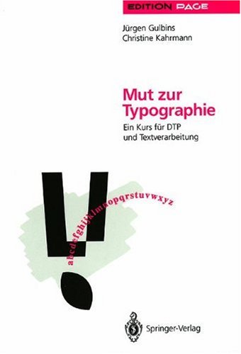 Mut Zur Typographie German -Attica