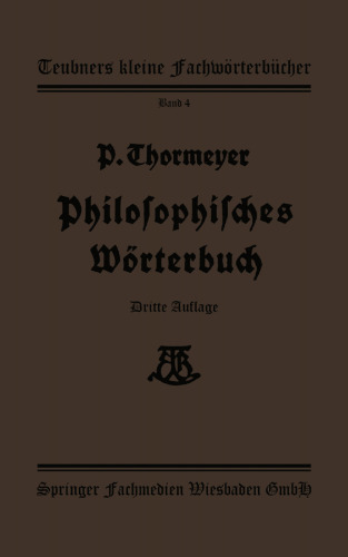 Philosophisches Wörterbuch
