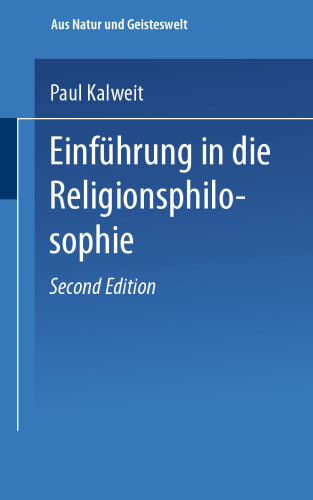 Einführung in die Religionsphilosophie