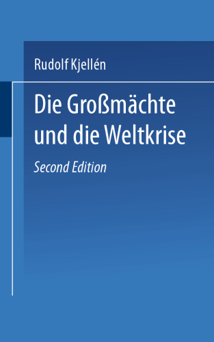 Die Großmächte und die Weltkrise