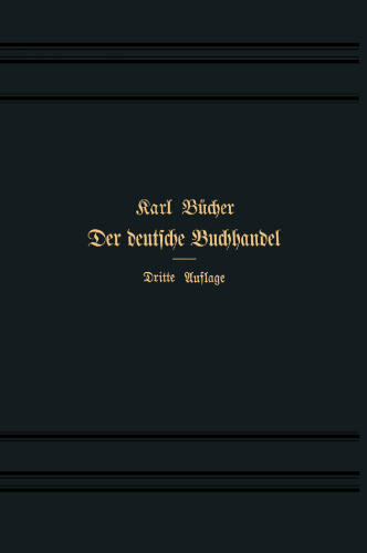 Der Deutsche Buchhandel und die Wissenschaft: Denkschrift