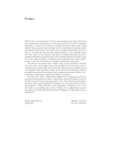 Quantum State Estimation