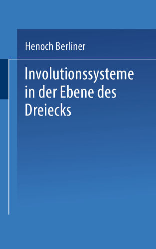 Involutionssysteme in der Ebene des Dreiecks