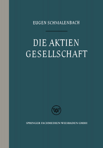 Die Aktiengesellschaft
