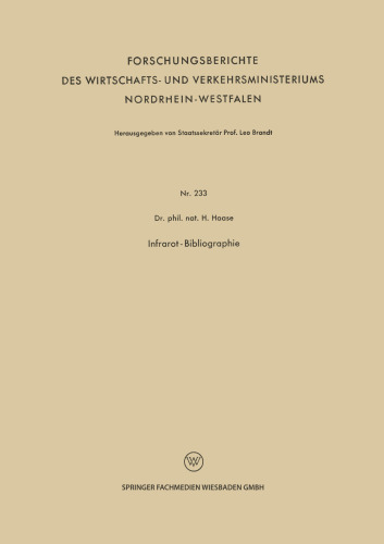 Infrarot-Bibliographie