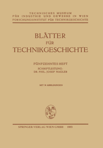 Blätter für Technikgeschichte