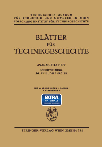 Blätter für Technikgeschichte