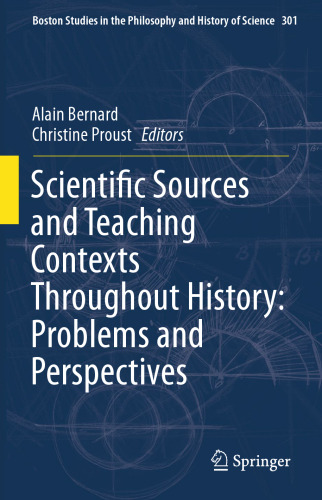 Scientific Sources and Teaching Contexts Throughout History: Problems and Perspectives