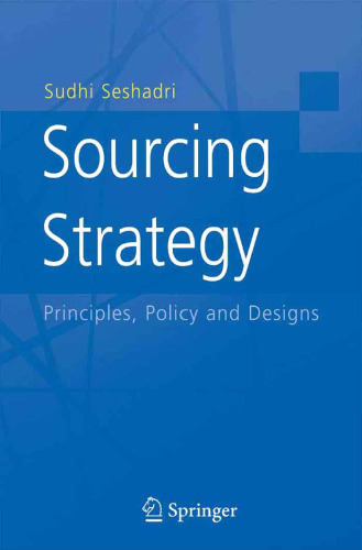Sourcing Strategy Principles Policy And Designs