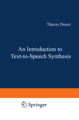 An Introduction to Text-to-Speech Synthesis