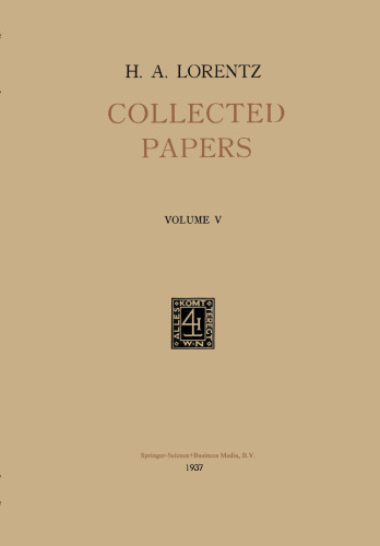 Collected Papers: Volume V