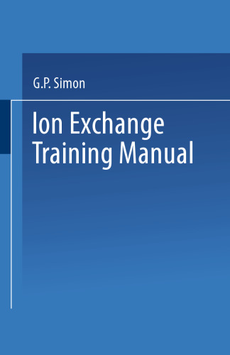 Ion Exchange Training Manual