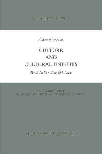 Culture and Cultural Entities: Toward a New Unity of Science
