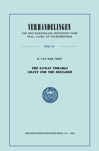 The Sa’dan Toradja Chant for the Deceased