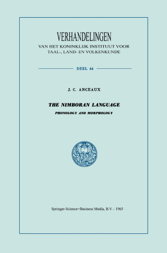 The Nimboran Language: Phonology and Morphology