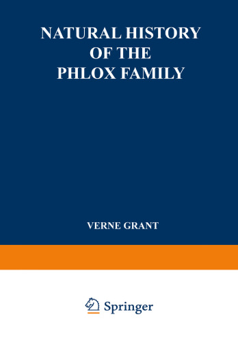 Natural History of the Phlox Family: Systematic Botany