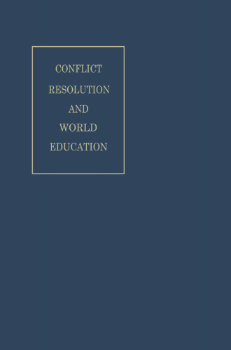 Conflict Resolution and World Education