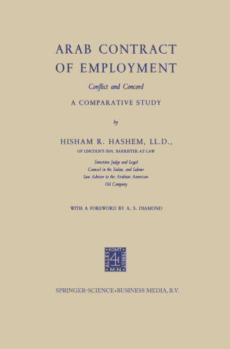 Arab Contract of Employment: Conflict and Concord