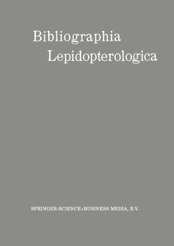 Bibliographia Lepidopterologica