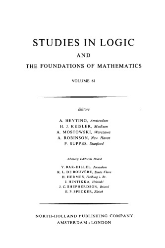 Logic Colloquium '69